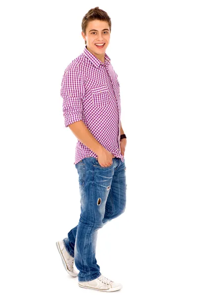 Joven con ropa casual — Foto de Stock