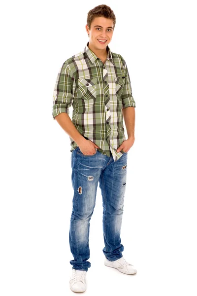 Jonge man in casual kleding — Stockfoto