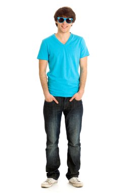 Casual genç adam