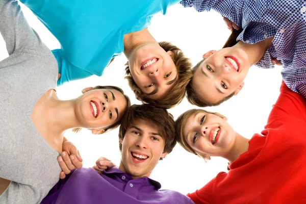 Five Young Teenagers — Stock Photo, Image