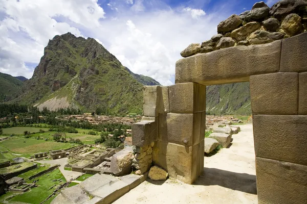 Ollantaytambo, Inka ruiner, peru — Stockfoto