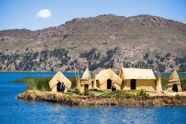 yüzen Adaları, titicaca Gölü, peru uros