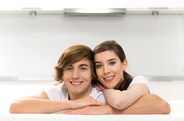 Couple at home — Stock Photo, Image