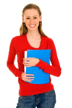 mutlu kız öğrenci