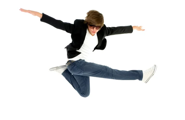 Young man jumping — Stock Photo, Image