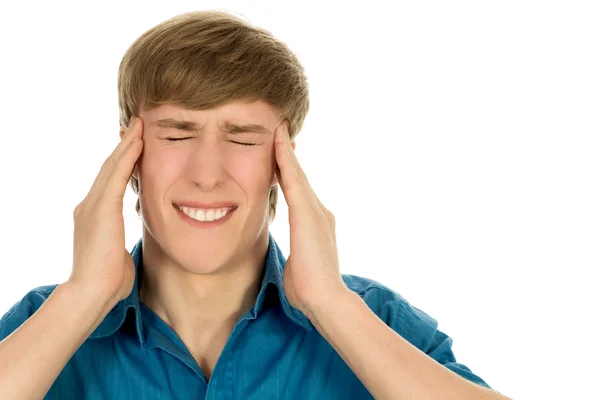 Man having headache — Stock Photo, Image