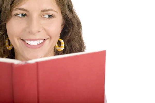 Girl reading book Stock Image