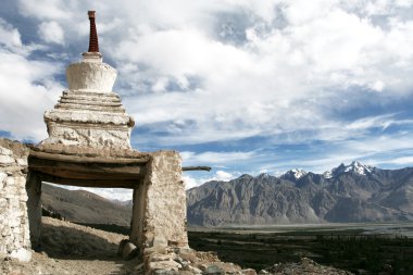 chorten, Himalayalar, ladakh, Hindistan