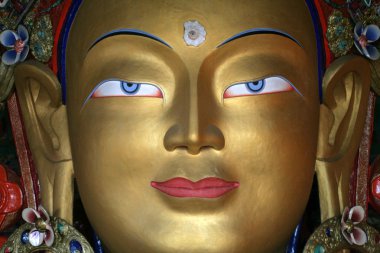 Buddha statue, Ladakh, India clipart