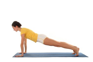 Yoga yapan kadın