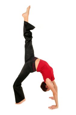 Yoga yapan kadın