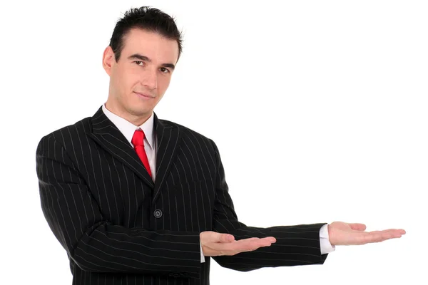 Businessman gesturing — Stock Photo, Image