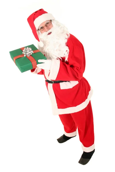 Санта-Клаус и рождественские подарки Стоковая Картинка