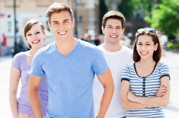 Happy young friends — Stock Photo, Image
