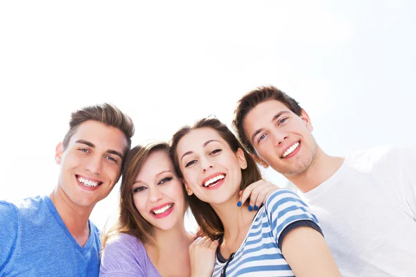 Happy young friends — Stock Photo, Image