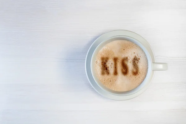 sabah kahvesi sevgi bir mesaj ile