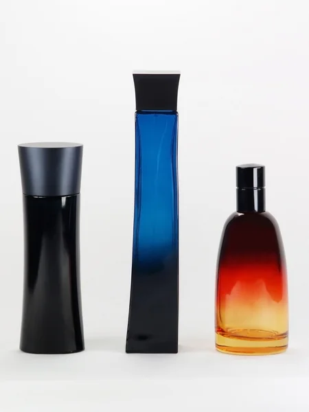 Kolorowe perfum butelek — Zdjęcie stockowe