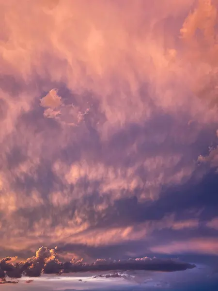 Sunset Sky Natural Colors Background — ストック写真