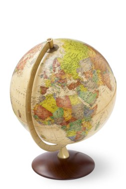 antique globe clipart