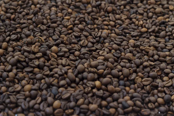 Achtergrond van gebrande koffie — Stockfoto