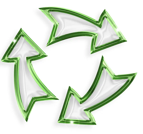 Pictogram recycling — Stockfoto