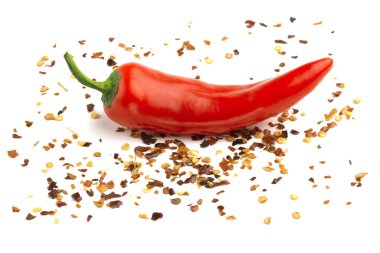 red chili pepper isolated on ground pepper clipart