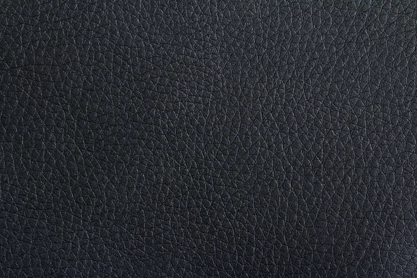 Close up of a black leather texture — Stock Photo, Image