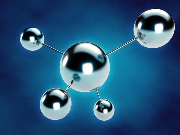 Молекулярна структура — стокове фото