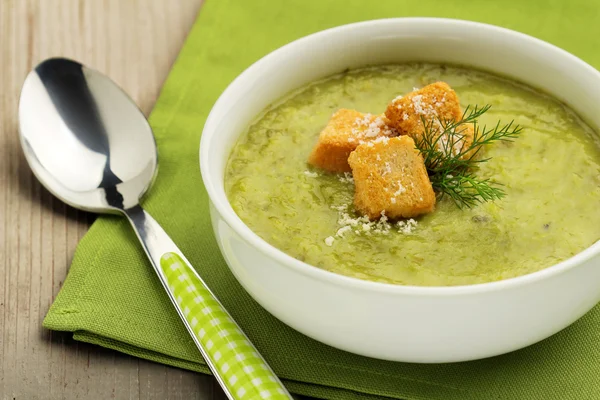 Вершковий овочевий суп — стокове фото