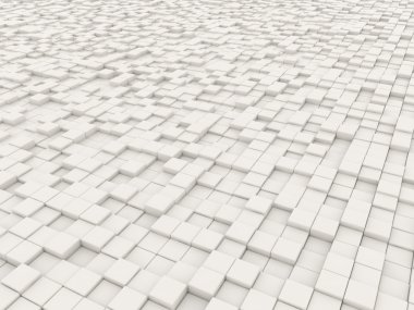 çok sayıda beyaz blok zemin