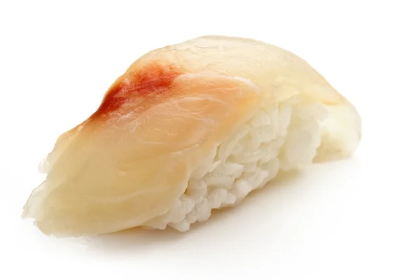Sushi de robalo isolado no fundo branco — Fotografia de Stock