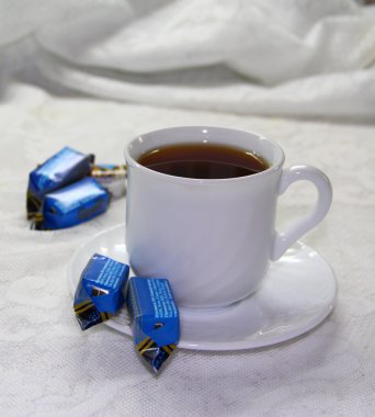 Bir fincan çay.