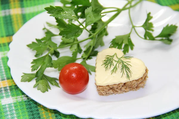 Piccola porzione di cibo — Foto Stock