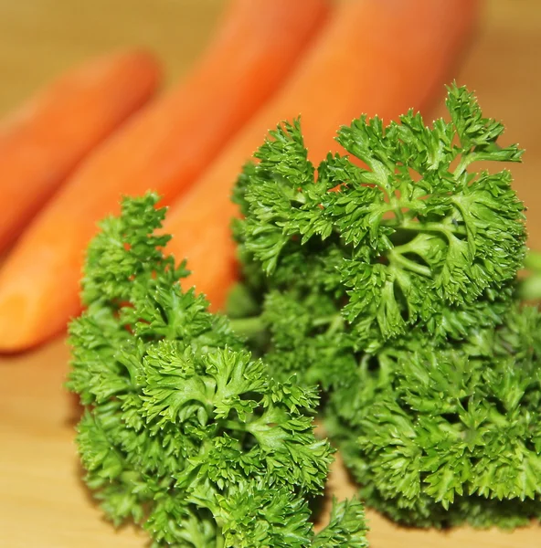 Perejil y zanahoria —  Fotos de Stock
