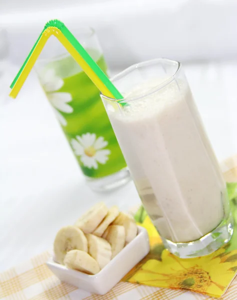 Bananen-Milchshake — Stockfoto