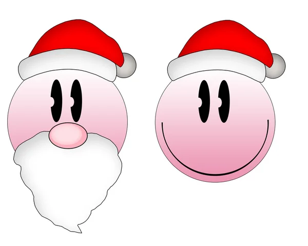 Christmas emoticons — Stock Photo, Image