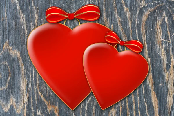 Two hearts — Stock Photo, Image