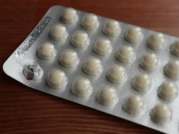 Vakumlu Ambalaj beyaz hap ile