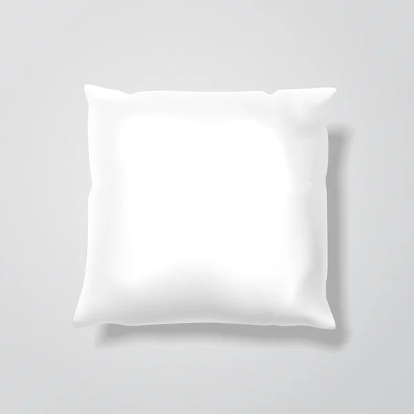 Almohada vectorial en blanco — Archivo Imágenes Vectoriales