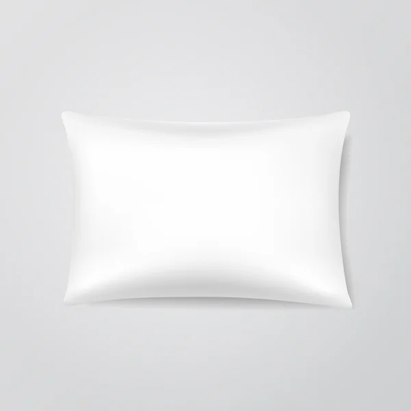 Almohada vectorial en blanco — Archivo Imágenes Vectoriales