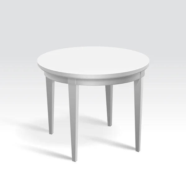 Table ronde vide vectorielle — Image vectorielle