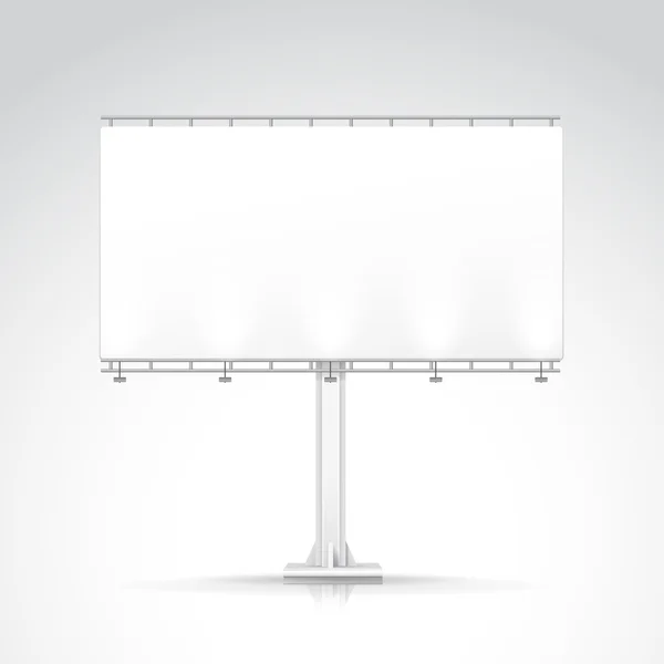 Пустой открытый billboard с местом для сообщения — стоковый вектор