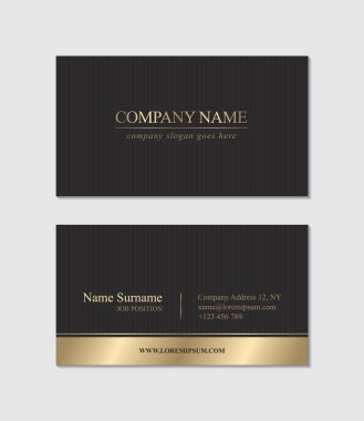 Elegant Business Card clipart