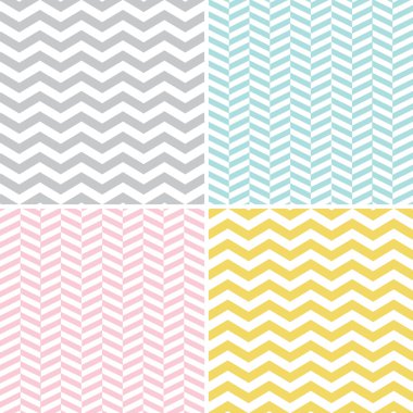 Sorunsuz Zigzag (Chevron) desen