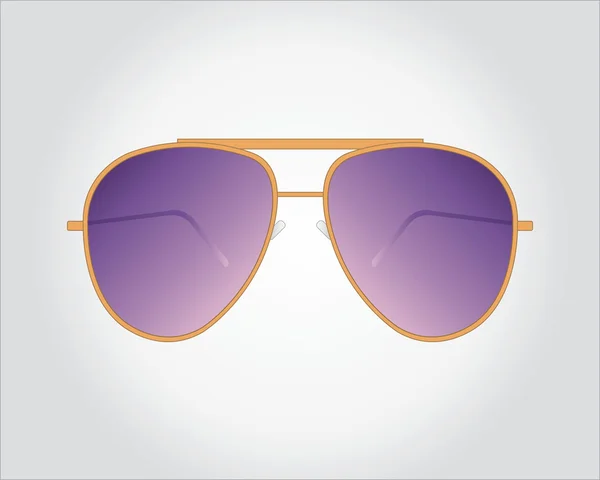 Ochelari de soare retro — Vector de stoc