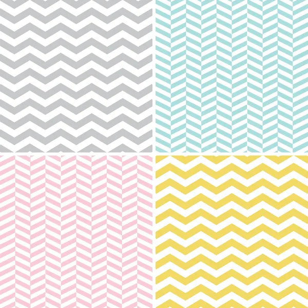 Zigzag inconsútil (Chevron) Patrón — Vector de stock