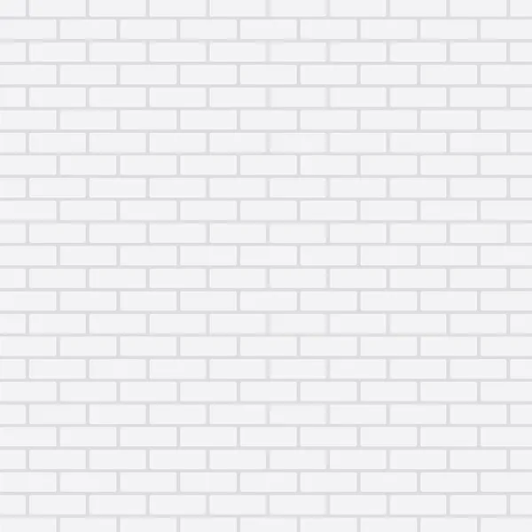 White brick wall, vector background — Stock Vector