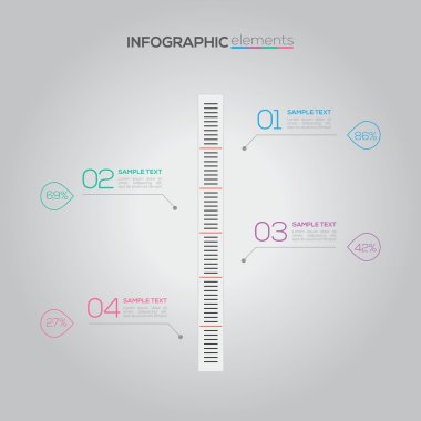 iş Infographic elemanları