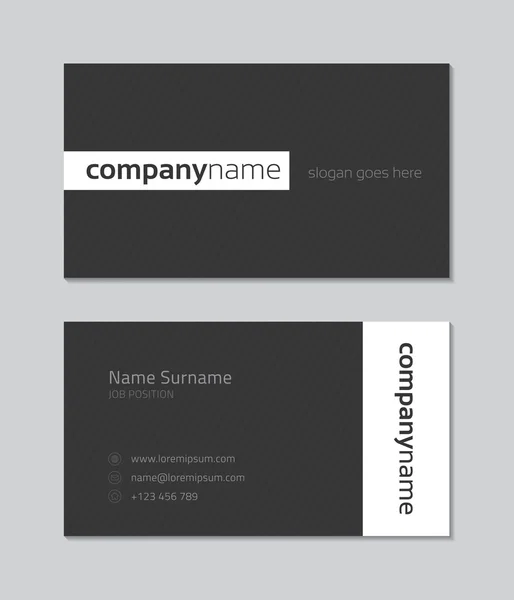 Modern business card template — Stock Vector