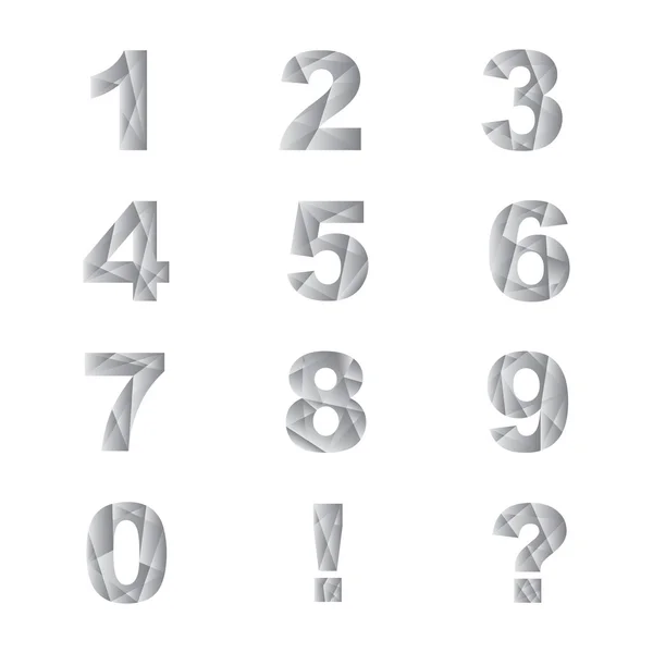 Nombres polygonaux — Image vectorielle